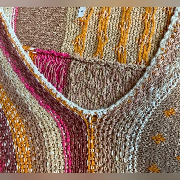 Free People Multicolor Patchwork Sweater - Picture 7 of 13